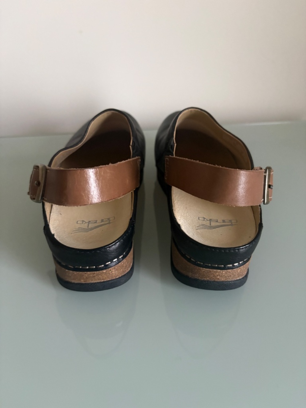 Dansko Merrin black leather slingback mule - Picture 7 of 8